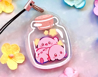 kirbee acrylic charm