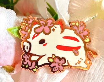 Rabbit Usagi/Fox Kitsune/Pig Zodiac Spirits Enamel Pin