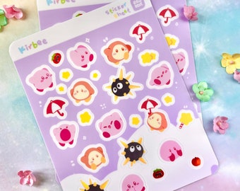 kirbee sticker sheets