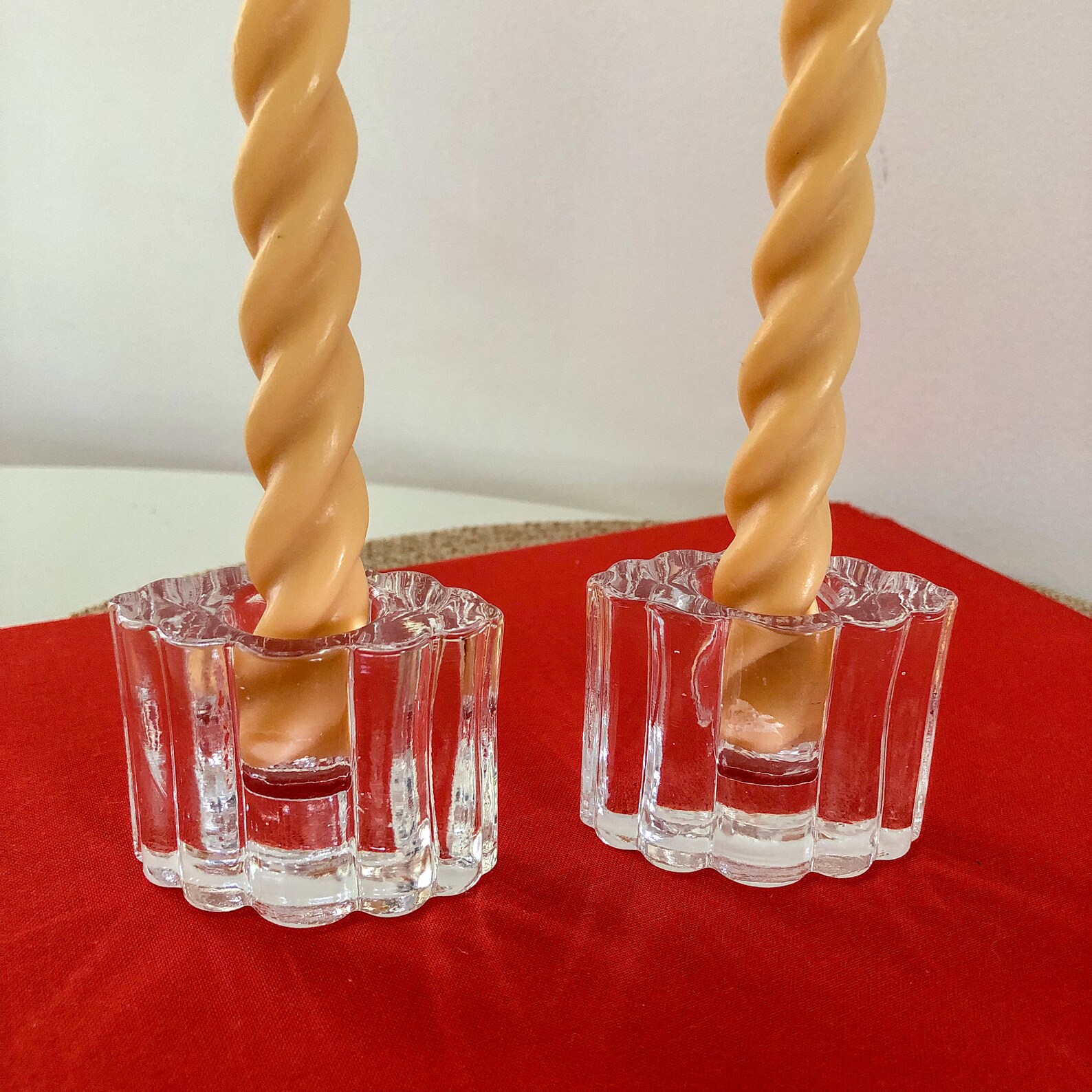 Vtg Art Deco candleholders Candlestick holders set of 2 Etsy