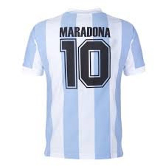 1986 Retro Argentina Maradona Football Shirt