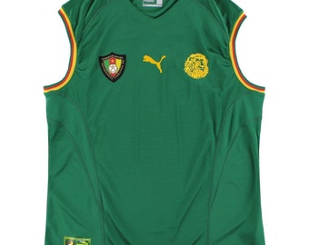 Cameroon Jersey Custom Away Soccer Jersey 2002