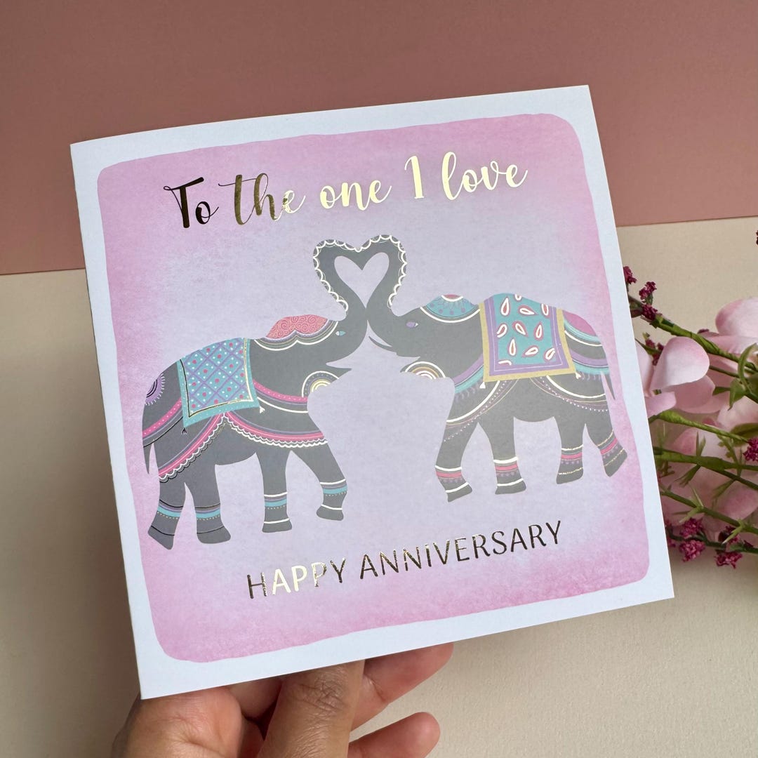 The One I Love Anniversary Card - Husband Card - Wife Card - First ...