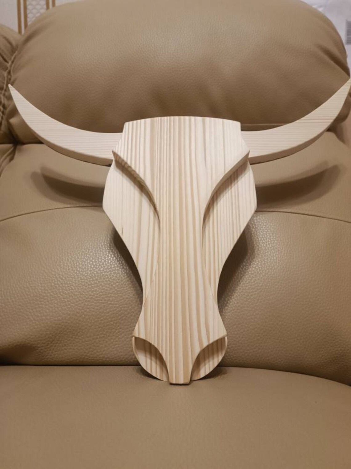 Wooden Bull Head, Wall Art, Bull 2021, Bull Wooden Personalised Sign