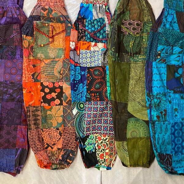 Vintage Print Harem Pants