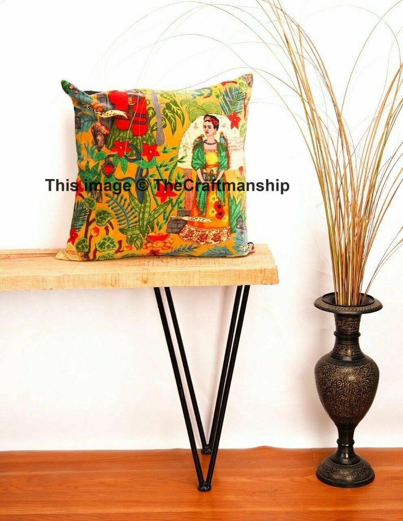 10 PC Lot Of Frida Kahlo Printed Cushion Cover Decor Pillow Covers Wholesale Lot
