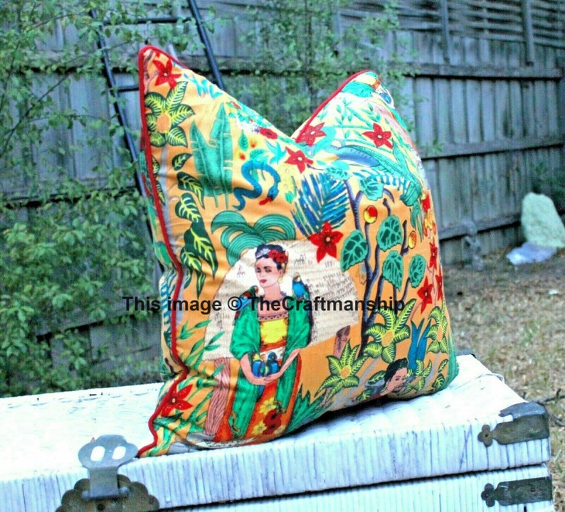 10 PC Lot Of Frida Kahlo Printed Cushion Cover Decor Pillow Covers Wholesale Lot