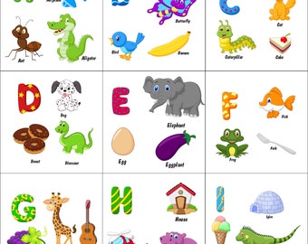 Download Animal Alphabet Svg Etsy