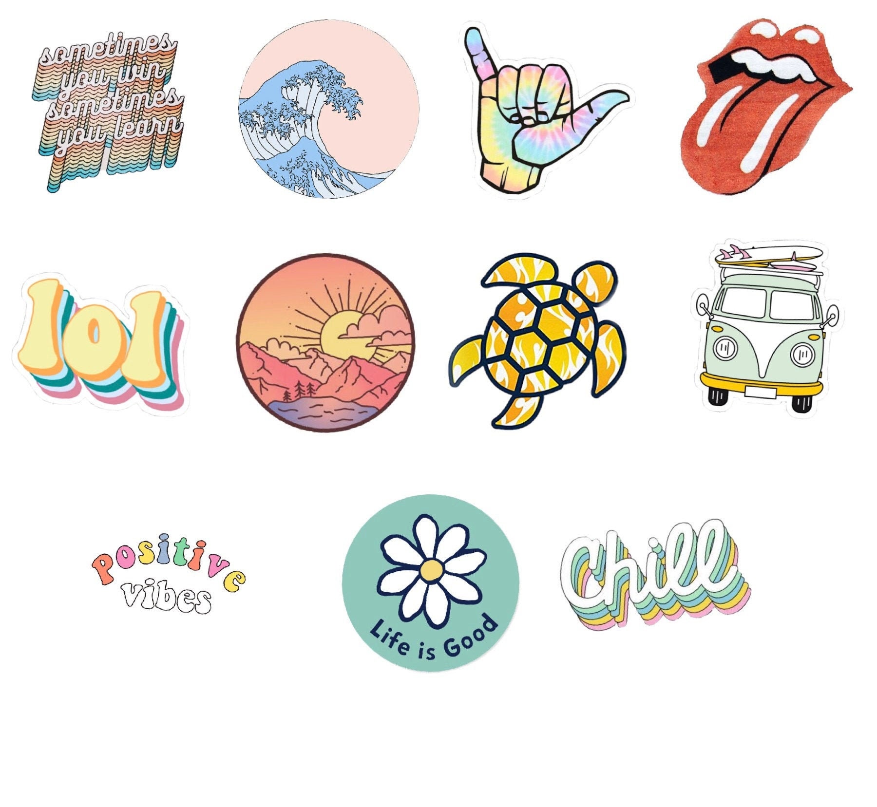 printable vsco stickers etsy