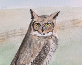 Looking for Dinner - Original Water color