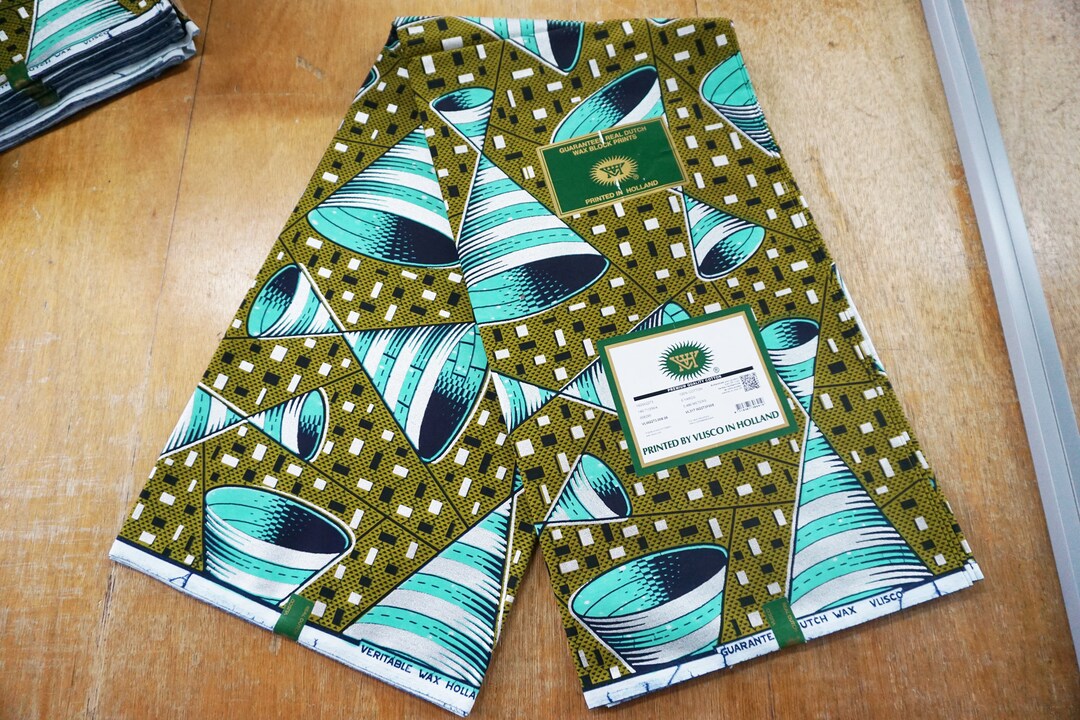 Vlisco Super wax Guaranteed Real Dutch Wax Block Print Vl317 Printed 