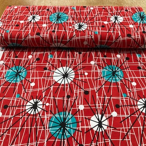 Michael Miller Atomic red 100% cotton