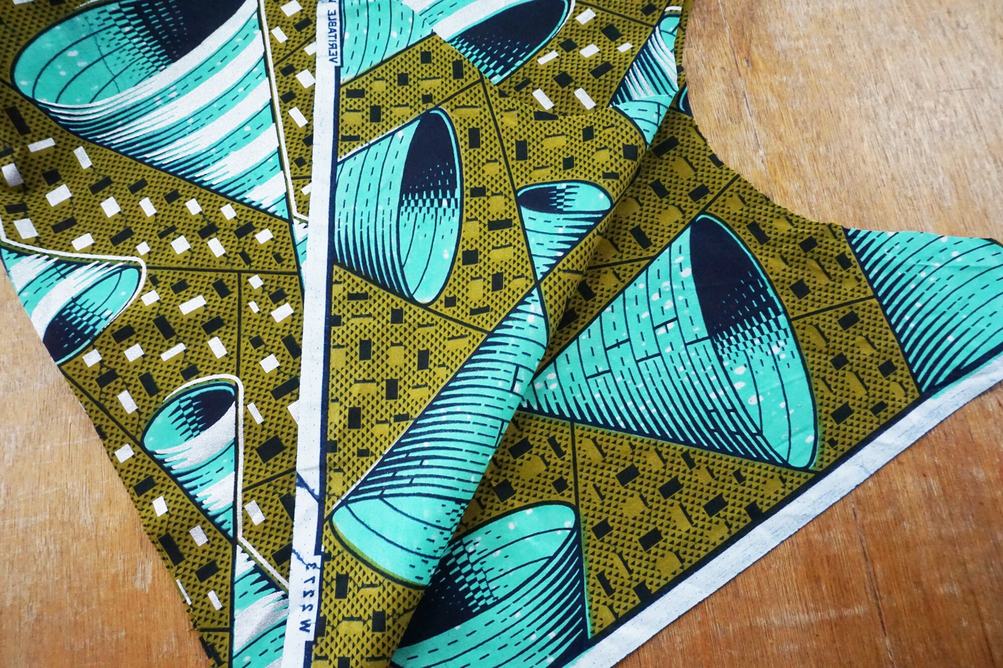 Vlisco Super wax Guaranteed Real Dutch Wax Block Print Vl317 Printed 