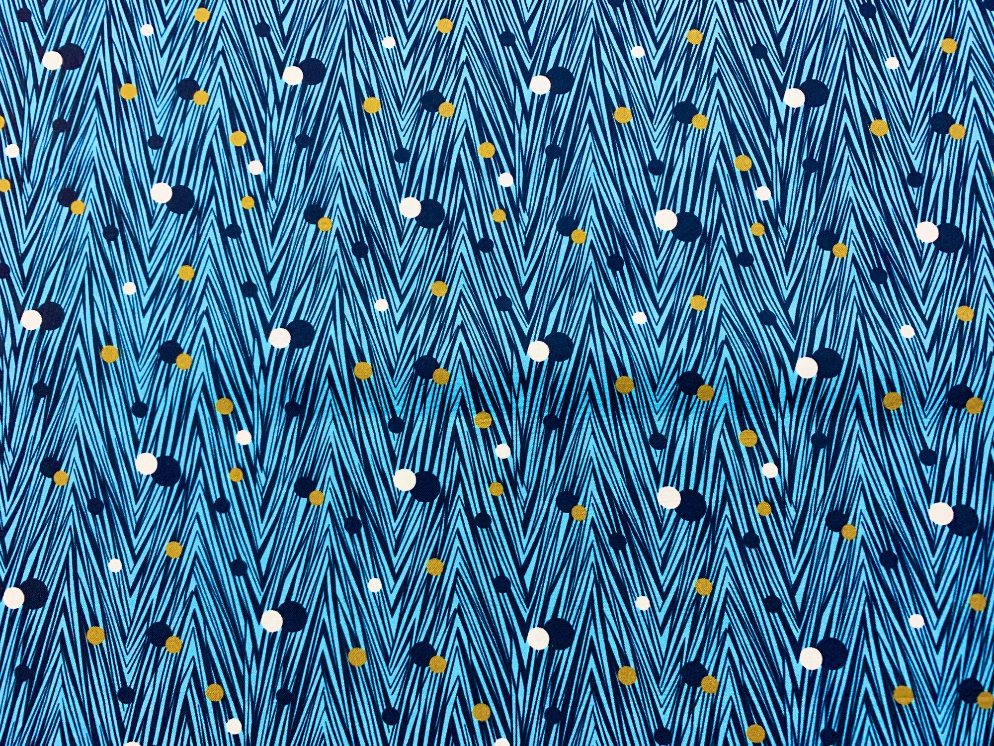 Michael Miller Harmonious Dots CX 10889 Blue D 100% Cotton Fabric