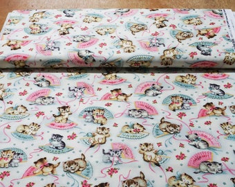 Michael Miller Smitten Kitty Kittens 100% katoen