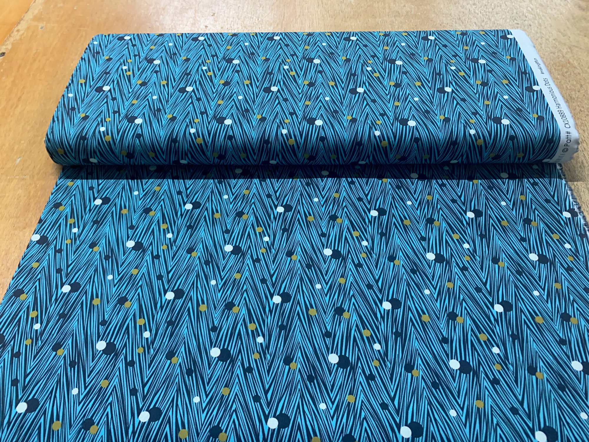 確認　ジャスミン様　Michael Miller fabricより Michael Miller Harmonious Dots CX 10889 Blue D 100% Cotton Fabric