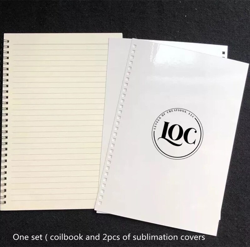 Sublimation 8x11 Spiral Notebook Sublimation Blanks Blanks Etsy