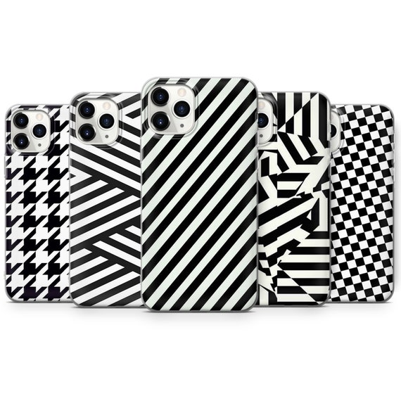 Black and white phone case for iPhone SAMSUNG and HUAWEI Etsy