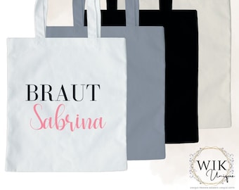 JGA Cloth Bag | Bachelorette party | Backpack Bride | Personalized jute bag | Bride & Team Bride | Gift | Gift idea bride