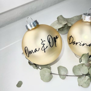 Christmas balls personalized with name - Christmas decoration glass | Christmas Christmas tree ball | Christmas gift | Decoration gift tree ball