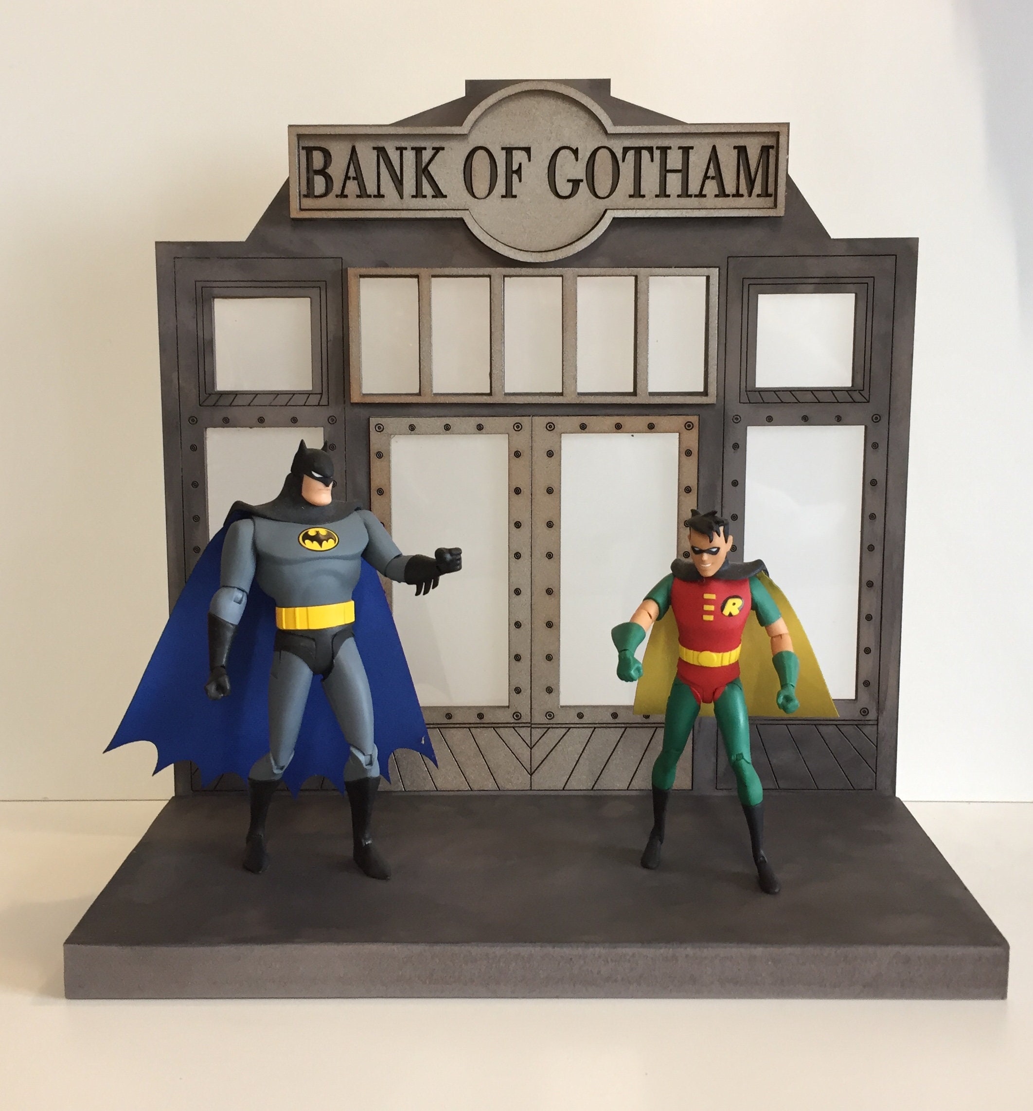Batman Gotham Bank Diorama - Etsy