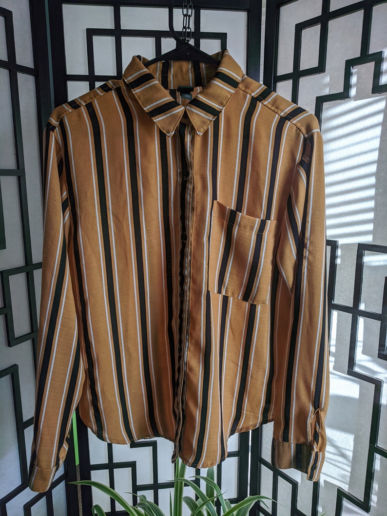 Yellow Striped Blouse