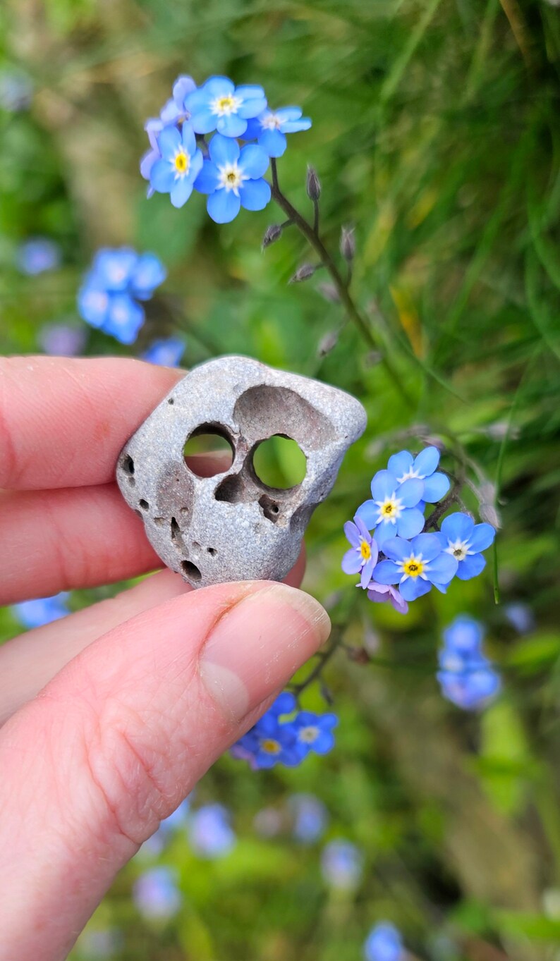 Hag Stone, Small Witches Holey Stone, Natural Welsh Fairy Stone ...