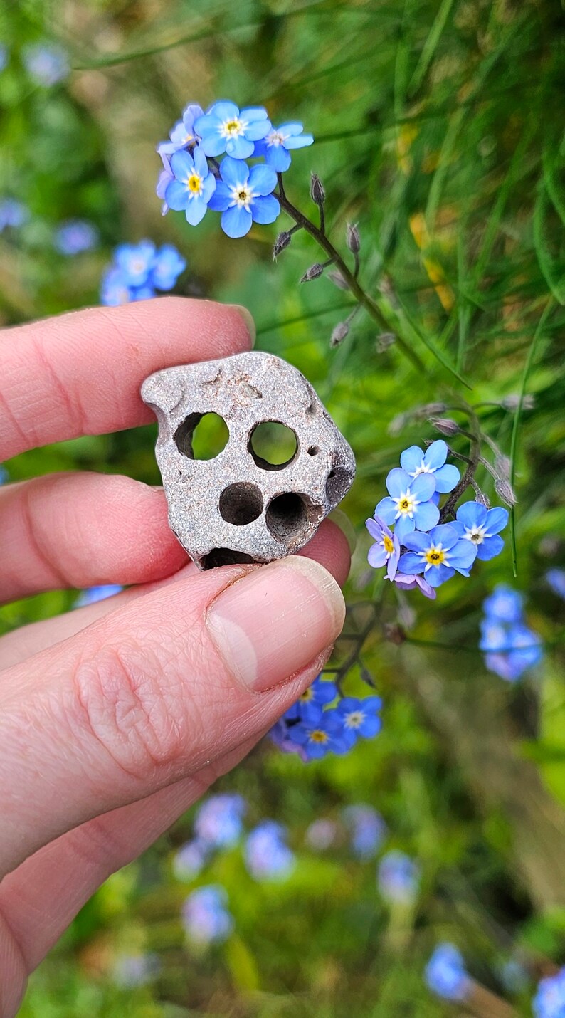 Hag Stone, Small Witches Holey Stone, Natural Welsh Fairy Stone ...