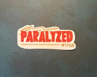 Paralyzed Cover Art Sticker - Big Time Rush Paralyzed