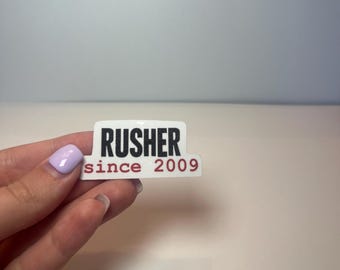 Rusher Since 2009 Sticker - Big Time Rush