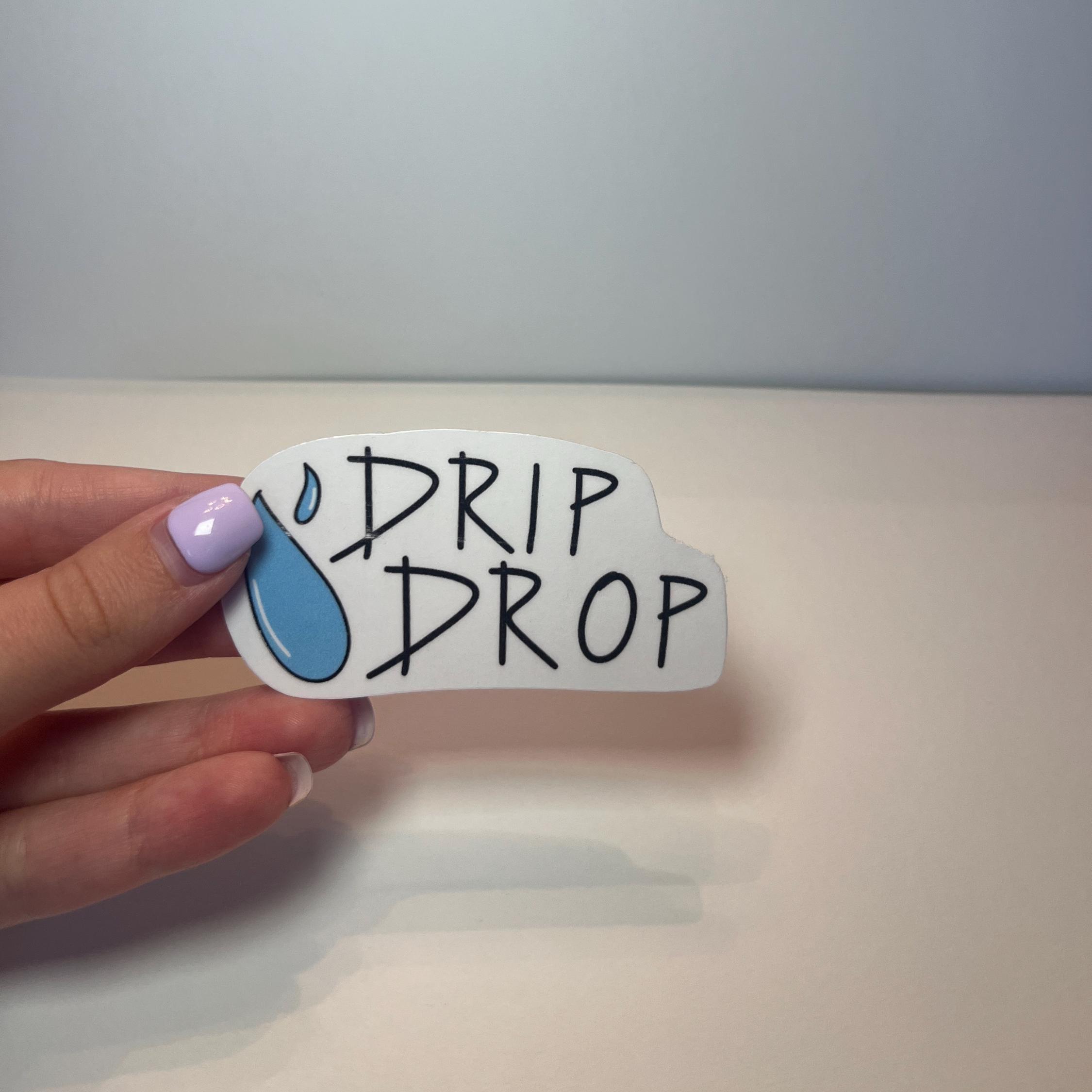 Sticky Drip Sticker Drip Drop Sticker - Big Time Rush - Etsy