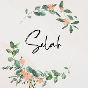 Selah KJV Verse Instant Download SVG Printable Wall Art
