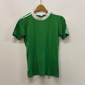 Vintage green Adidas/Erima jersey made in west Germany - size XS/S