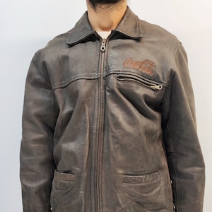 Etsy vintage leather jacket best sale