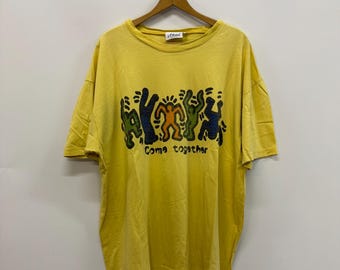 Camiseta Keith Haring "come together" tamanho XXL