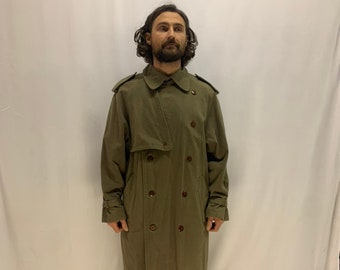 Army Green Trench, Size L/XL