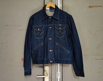 Wrangler Indigo Denim Jacket Size L - Classic 90s Denim Wrangler Indigo Denim Jacket Size L - Classic 90s Denim