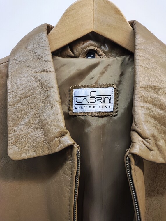 Cabrini top leather jacket