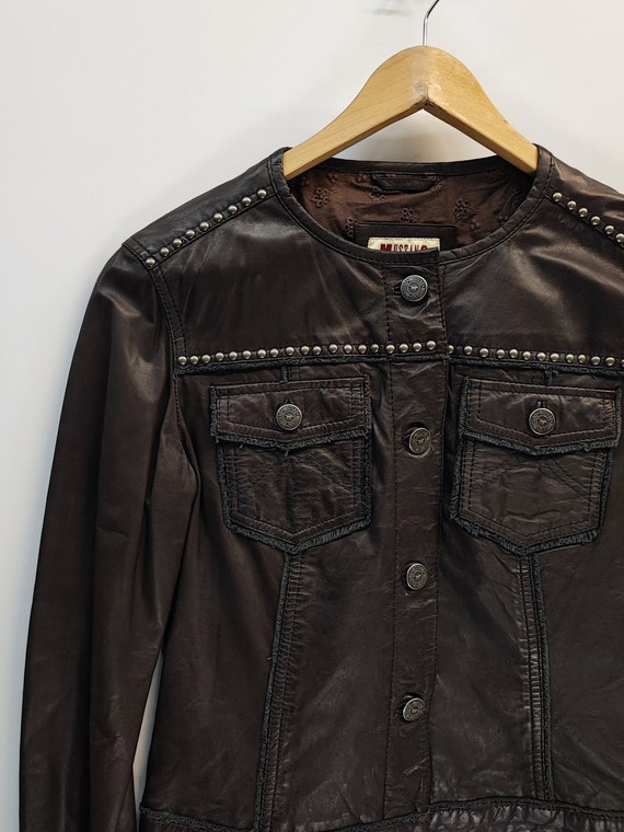 レザージャケット・コート [LEATHERY] OBLIQUE SUEDE MUSTANG JACKET [2 color] Mustang Vintage Brown Leather Jacket Size M, 90s Leather