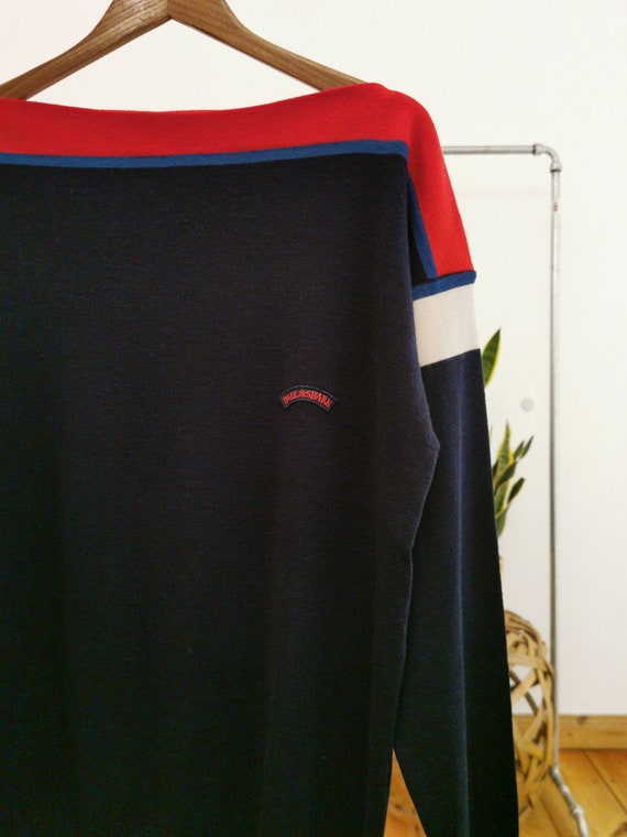 Paul & Shark sweater, low neck sweater, Vintage P… - image 4