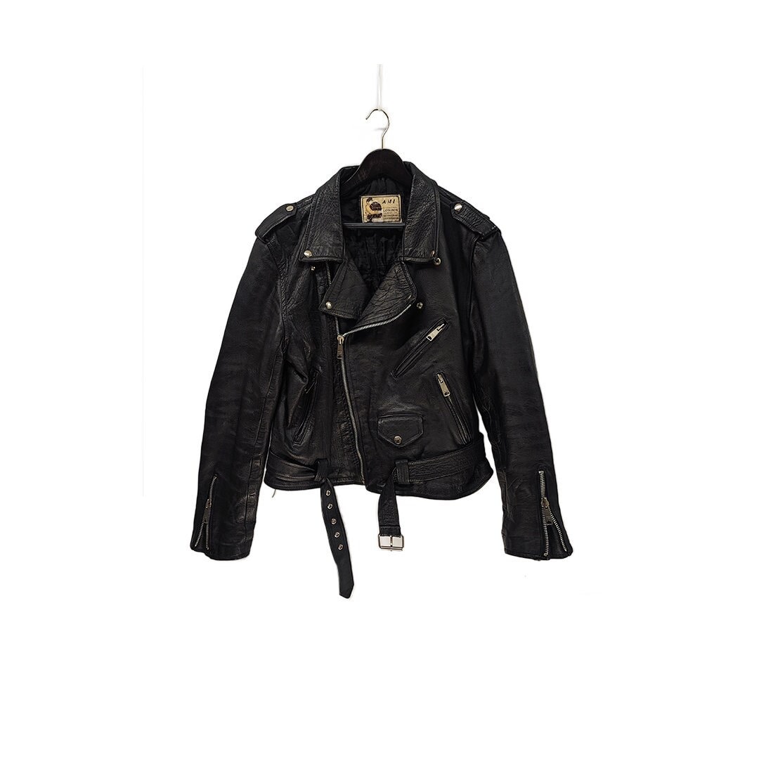 Vintage Leather Jacket A.M.I - International London Vintage Leather Jacket A.M.I - International London