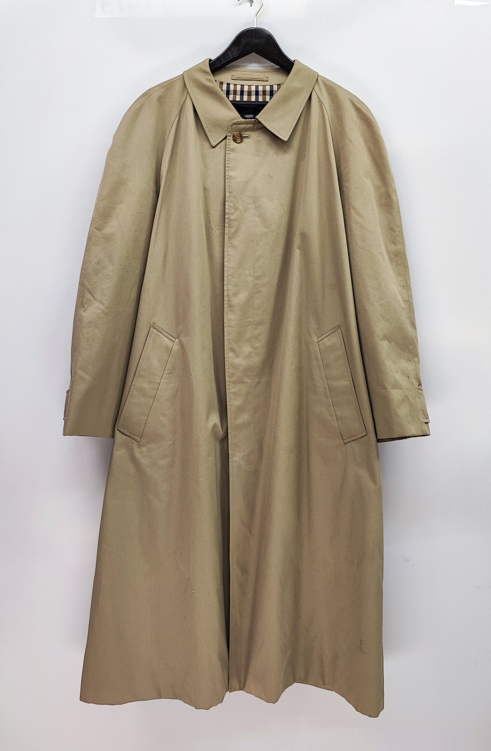 Trench Beige Trench Impermeabile Lungo Uomo L'Impermeabile TONY