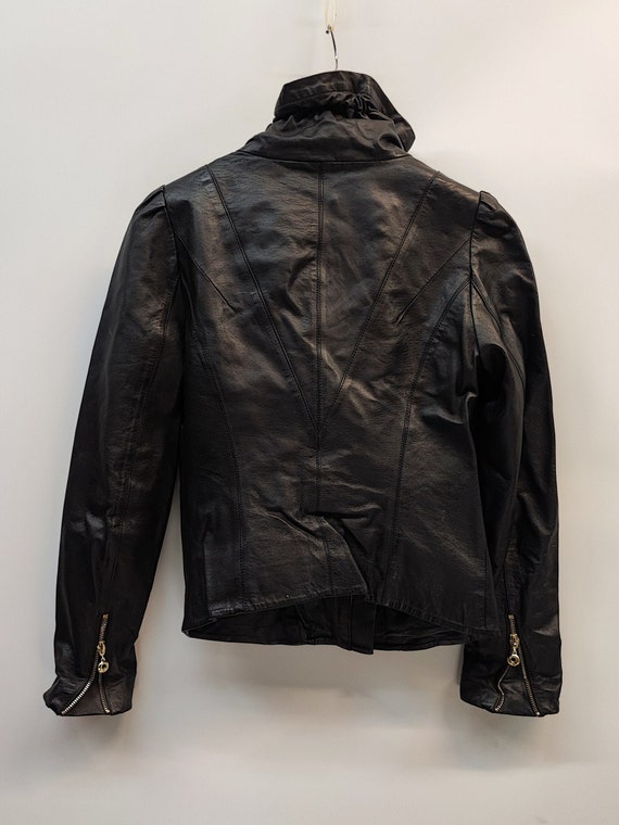 Rare Vintage Leather Jacket / Ricarda Size S, 90s Jacket, Real Leather Jacket With Zipper and Magnets - Etsy Rare Vintage Leather Jacket / Ricarda Size S, 90s Jacket, Real Leather Jacket With Zipper and Magnets - Etsy