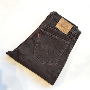 Vintage Levi&#39;s 881 hoch taillierte dunkelbraune Jeans 33/30, unisex konische braune Jeans hohe Taille 881, 90er Jahre Jeans unisex mittlere Größe L USA