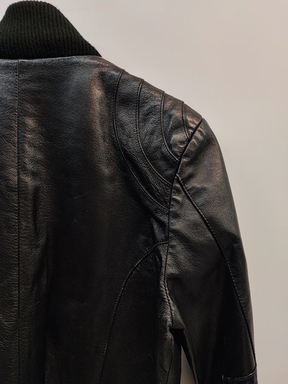 Clockhouse black leather Jacket button closure, V… - image 5