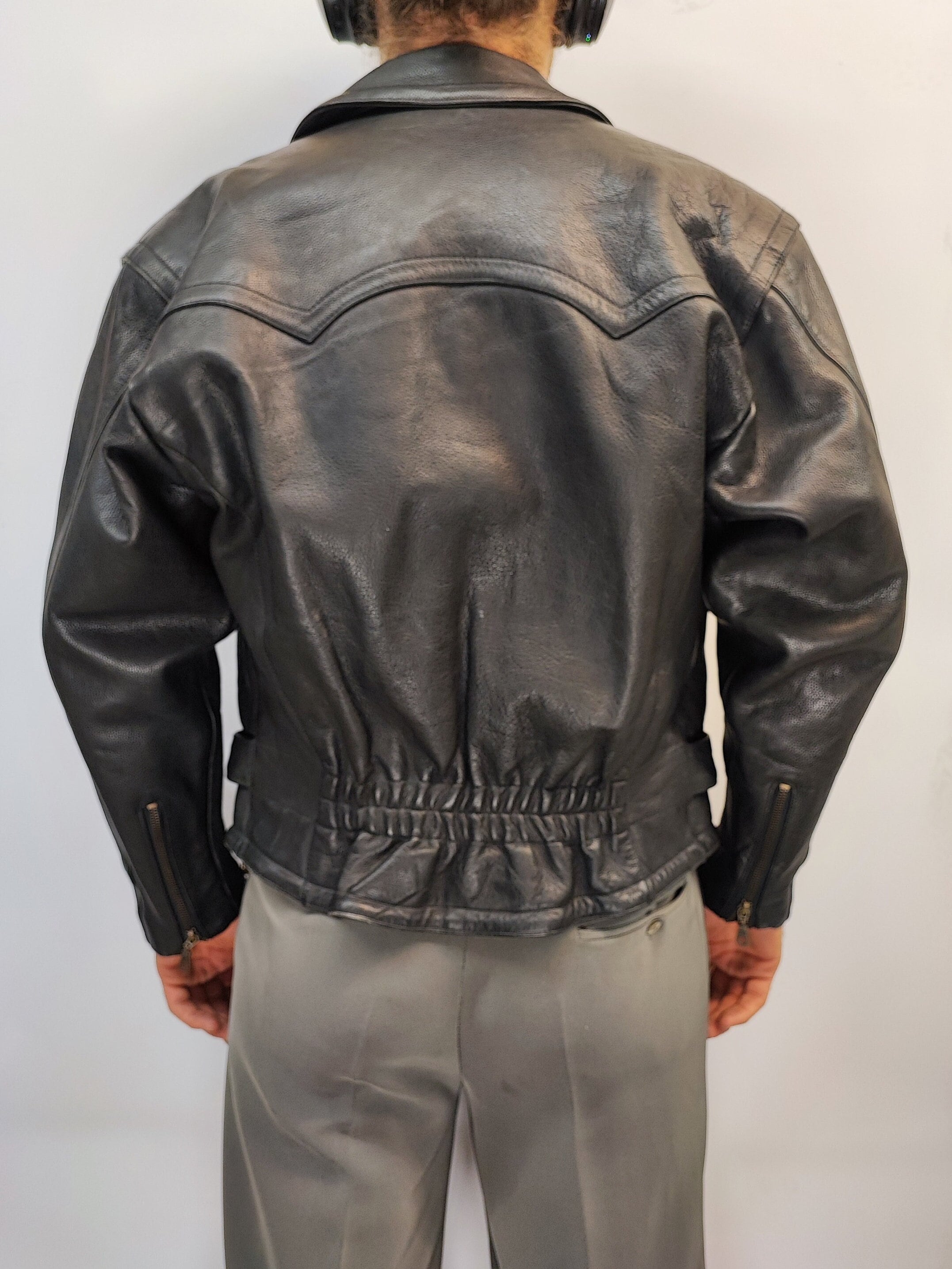 yoikadakada】Leather Jacket/Navy Leather jacket double leather jacket | Kadoya official