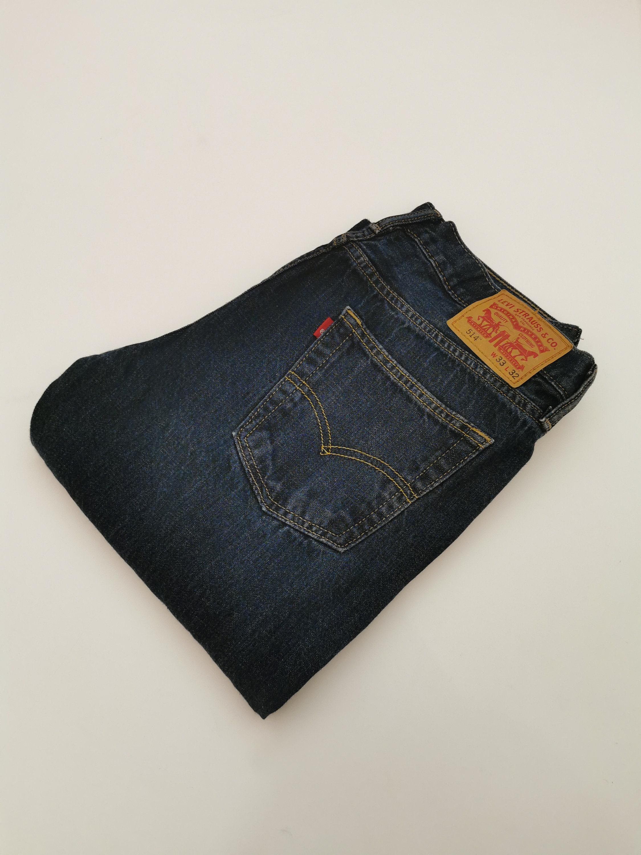 Levis 514 33/32 Vintage Classic Dark Stonewashed Jeans Denim - Etsy
