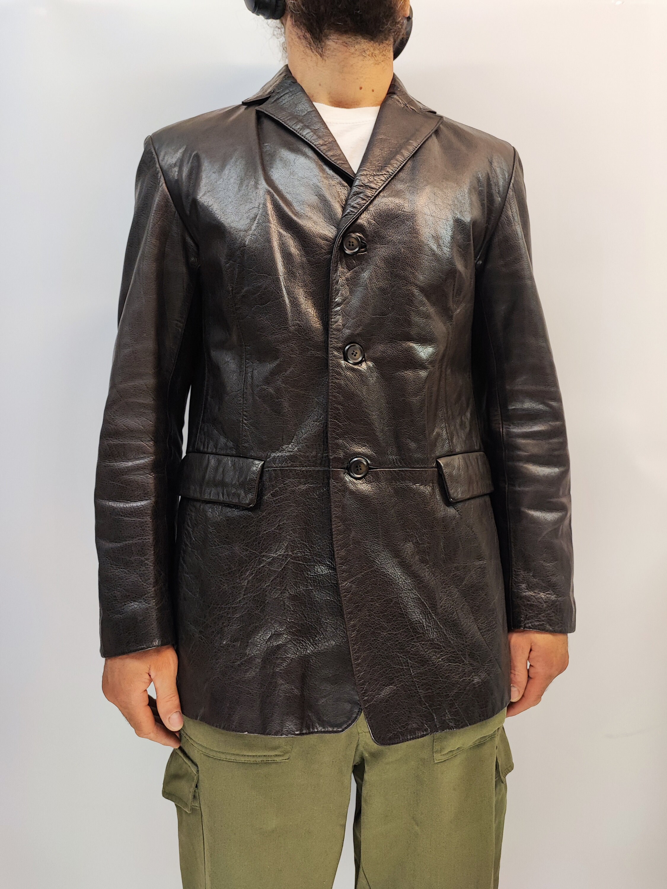 POLLINI (made in Italy)レザージャケット ちまわ