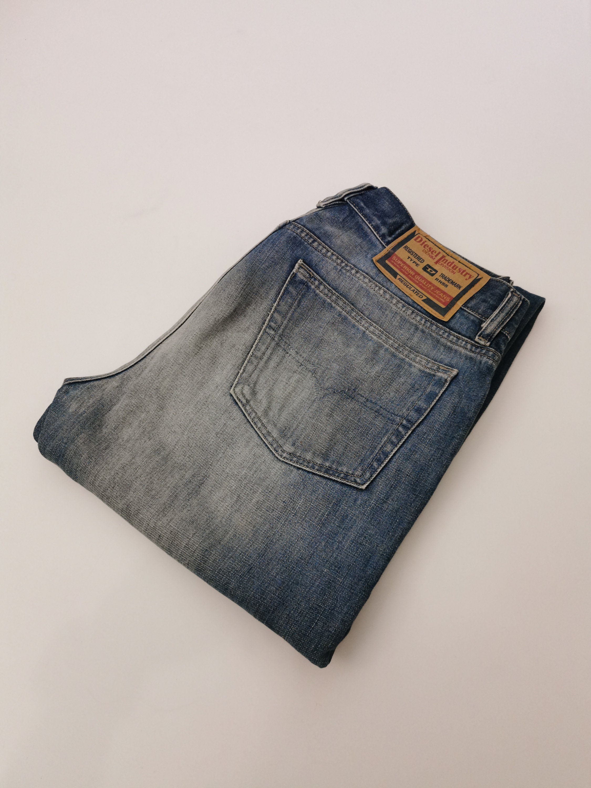 verkoudheid Optimisme Omhoog Diesel Jeans 32/34 Man Size Light Blue Stone Washed Diesel - Etsy Sweden