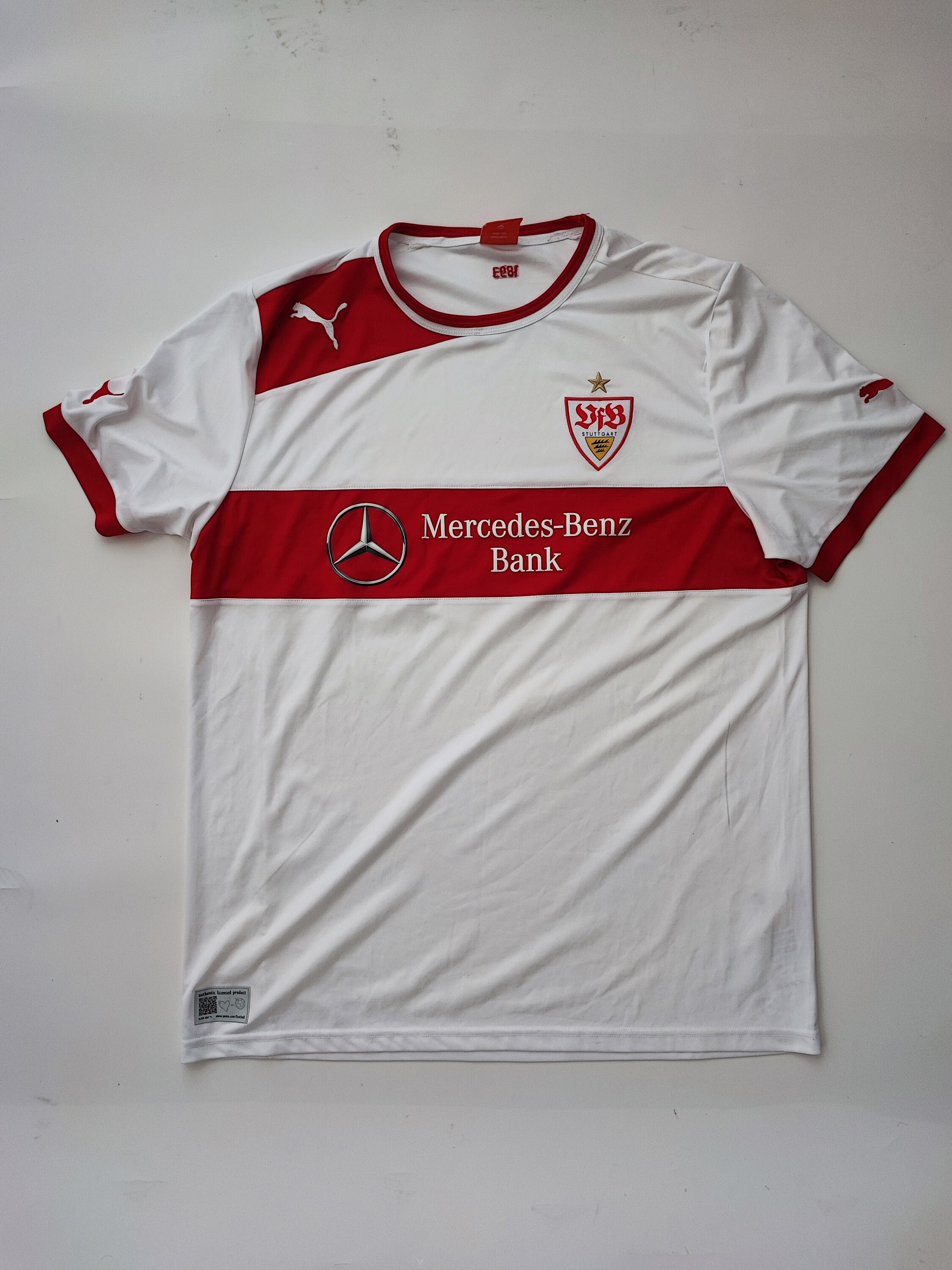 【レア】PUMA VfB Stuttgart ホームユニフォーム VfBシュトゥットガルト 2011-12 Puma ホーム半袖 ユニフォーム